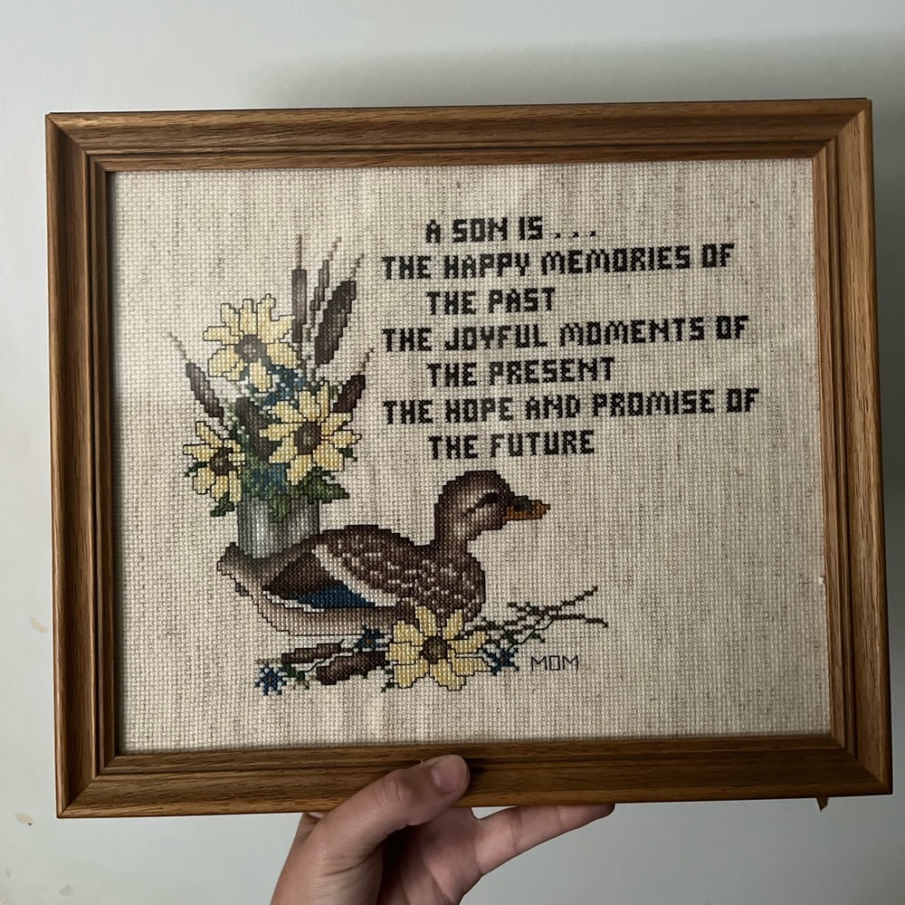 Duck cross stitch